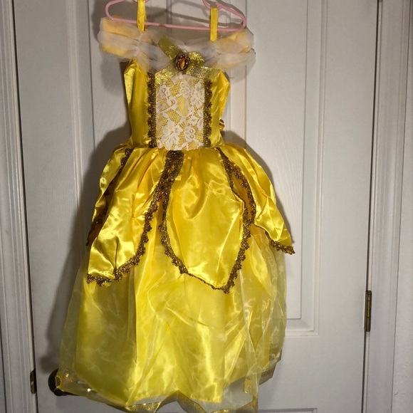 Gave away -Quality Princess Belle Dress & Gloves - Picture 6 of 6